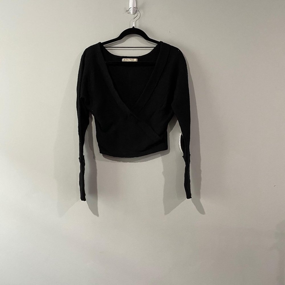Free People Lupine Wrap Style Top Size XS